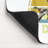 Easily Distracted Duck Hunting Gift Dad Hunter Son Mousepad (Ecke)