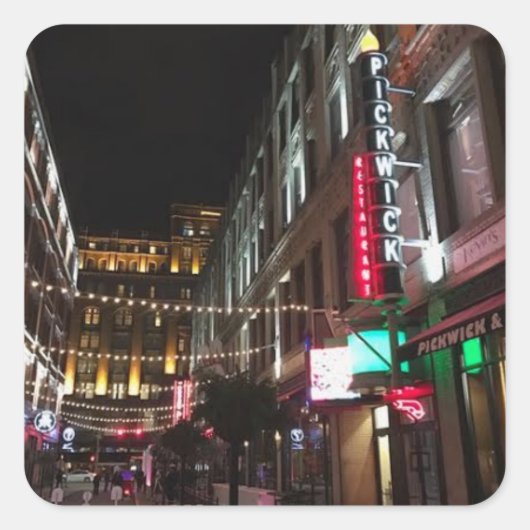 East 4th Street, Cleveland, Ohio Foto Sticker (Vorderseite)