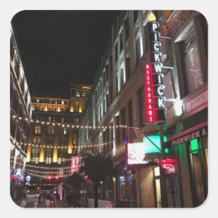 East 4th Street, Cleveland, Ohio Foto Sticker