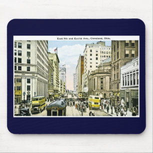 East 9th und Euclid Avenue, Cleveland, Ohio Mousepad