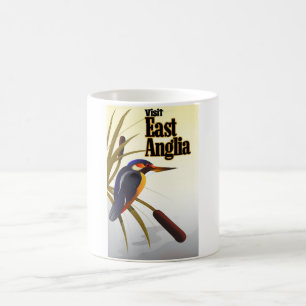East Anglia Vintage-Reiseposter Kaffeetasse