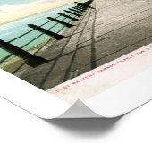 East Battery Parade, Charleston SC 1900 Vintag Poster (Ecke)