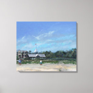East Beach, St Simons Island, GA - Canvas Print Leinwanddruck