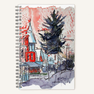 "East Berlin Happy" von Larry Lerew 170420 Notizblock