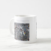 East Berlin Wall Graffiti Kaffeetasse (Vorderseite Links)