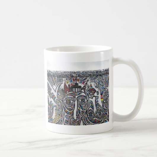 East Berlin Wall Graffiti Kaffeetasse (Rechts)