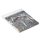 East Berlin Wall Graffiti Notizblock (angewinkelt)