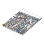 East Berlin Wall Graffiti Notizblock (Rotiert)