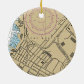 East Boston MA Chart Keramik Ornament (Hinten)