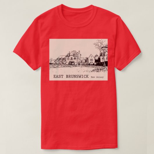 East Brunswick New Jersey 1 T-Shirt (Design vorne)