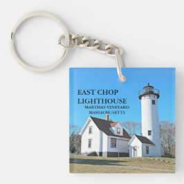 East Chop Lighthouse, Marthas Vineyard MA Keyring Schlüsselanhänger