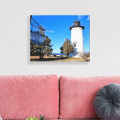 East Chop Lighthouse, Massachusetts Canvas Print Leinwanddruck (Insitu (Wohnzimmer))