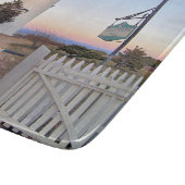 East Chop Lighthouse, Massachusetts Cutting Board Schneidebrett (Ecke)