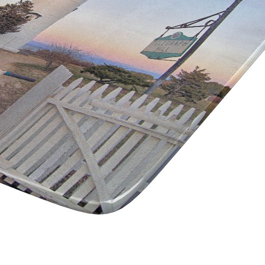 East Chop Lighthouse, Massachusetts Cutting Board Schneidebrett (Ecke)