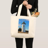 East Chop Lighthouse, Massachusetts Jumbo Tote Bag Jumbo Stoffbeutel (Vorderseite (Produkt))