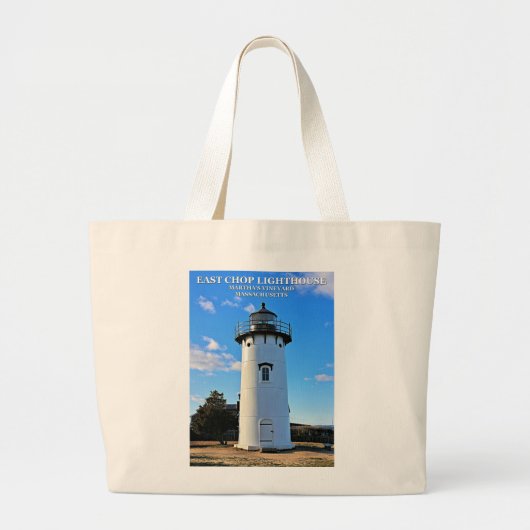 East Chop Lighthouse, Massachusetts Jumbo Tote Bag Jumbo Stoffbeutel (Vorne)