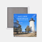 East Chop Lighthouse, Massachusetts Magnet (Vorderseite/Rückseite)
