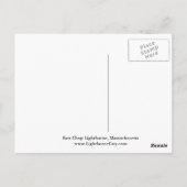 East Chop Lighthouse, Massachusetts Postkarte (Rückseite)