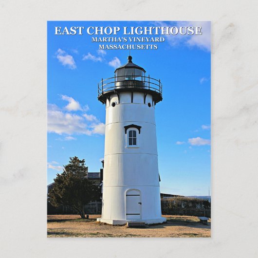 East Chop Lighthouse, Massachusetts Postkarte (Vorderseite)
