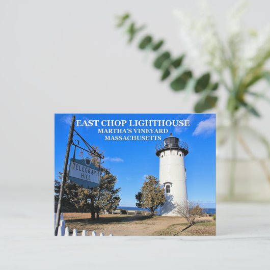 East Chop Lighthouse, Massachusetts Postkarte (Stehend Vorderseite)