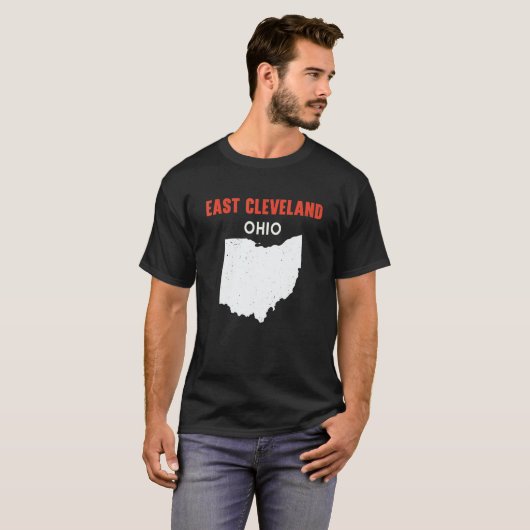 East Cleveland Ohio USA State America Travel Ohioa T-Shirt (Vorne ganz)