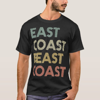 East Coast Beast Coast Vintage Retro Design T-Shirt
