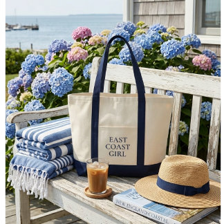 East Coast Girl Preppy Coastal Küstenstil Tragetasche