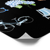 East Coast Summer New England Aesthetic Collage Poster (Ecke)