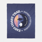East Coast Trail (rd2) Fleecedecke (Vorderseite)