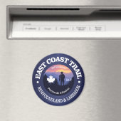 East Coast Trail (rd2) Magnet (In Situ (Geschirrspüler))