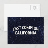 East Compton California Postkarte (Vorne/Hinten)