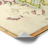 EaSt. Ende des Ontario-Sees und Fluss St. Lawrence Poster (Ecke)