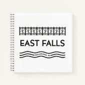 East Falls Notebook Notizblock (Vorderseite)
