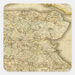 East Fife Quadratischer Aufkleber