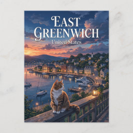 East Greenwich, Rhode Island, Vereinigte Staaten Postkarte