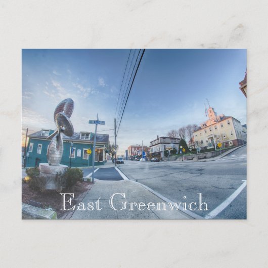 East Greenwich RI Postkarte (Vorderseite)