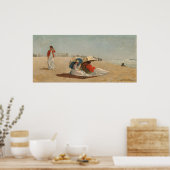 East Hampton Beach - Winslow Homer Fine Art Poster (Küche)