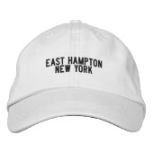 East Hampton Long Island New York Hat Bestickte Baseballkappe (Vorderseite)