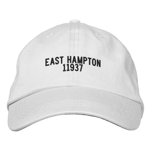 East Hampton Long Island New York Hat Bestickte Baseballkappe (Vorderseite)