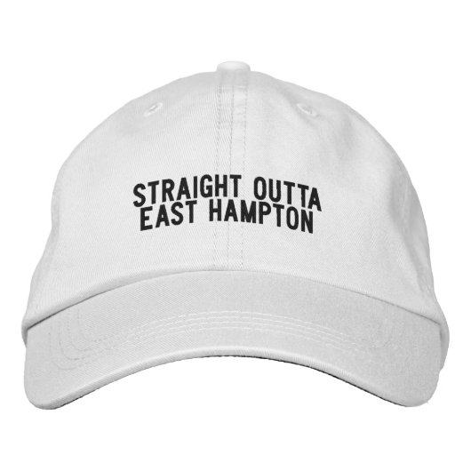 East Hampton Long Island New York Hat Bestickte Baseballkappe (Vorderseite)