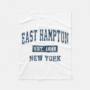 East Hampton New York Ny Vintage Srts Design Nav Fleecedecke