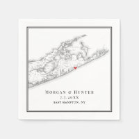 East Hampton NY Elegant Black and White Wedding