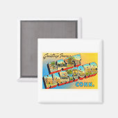 East Hartford Connecticut CT Old Travel Souvenir Magnet (Vorderseite/Rückseite)