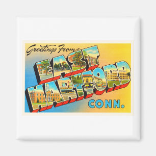 East Hartford Connecticut CT Old Travel Souvenir Magnet