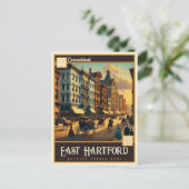 East Hartford, Connecticut | Vintage Postkarte (Stehend Vorderseite)