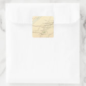 East Hartford Quadratischer Aufkleber (Tasche)