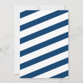 East Harwich Navy Blue Cape Cod Map | Hochzeit Einladung (Rückseite)