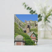 East Hill Lift Hastings England Postkarte (Stehend Vorderseite)