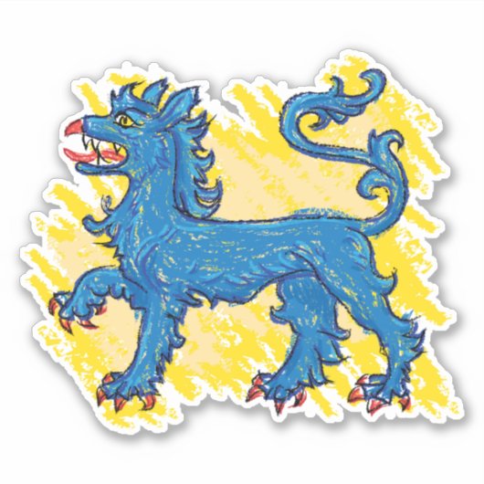 East Kingdom Tyger Aufkleber (Vorderseite)