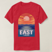 East Lake OR Retro Sunset 1 T-Shirt (Design vorne)